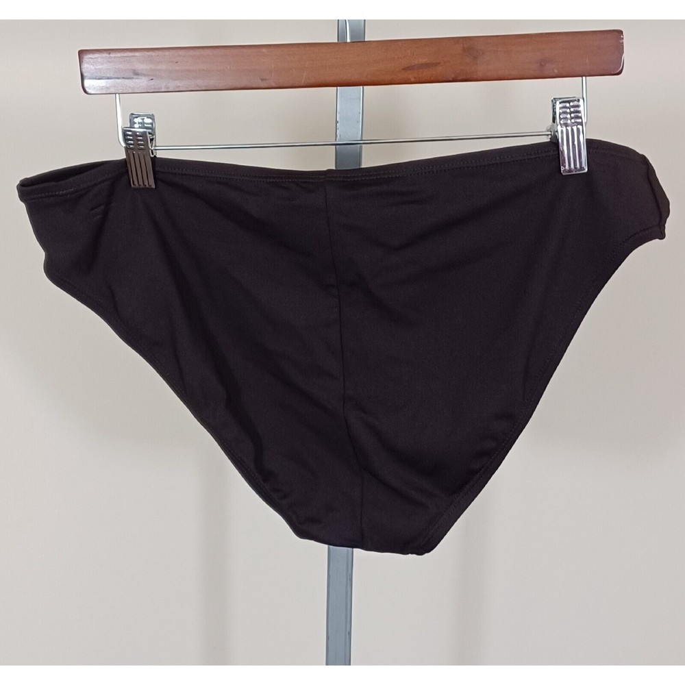 La Blanca Black Solid Classic Basic Bikini Swim B… - image 4